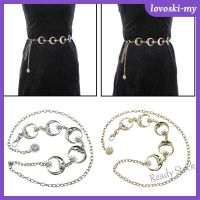 【hot sale】 ☄♛۞ B55 [lovoskiMY] Fashion Women Metal moon and star Waist Chain Belt Lobster Clasp Elegant Smooth