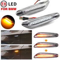 2022For BMW E46 E90 E91 E92 E93 E60 E87 E82 E61แบบไดนามิก LED ไฟกระพริบเลี้ยวไฟด้านข้างเครื่องหมายตัวบ่งชี้กระจก Repeater