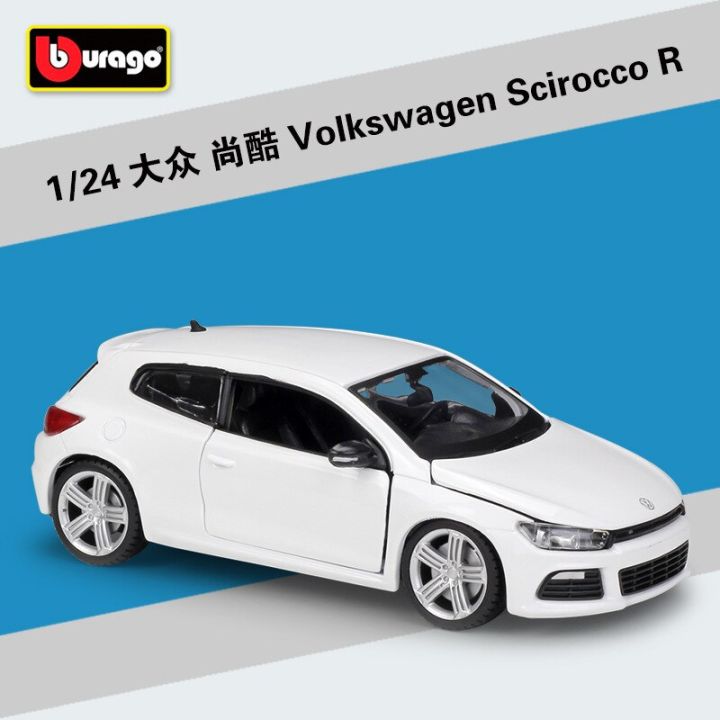 Bburago 1:24 Volkswagen Scirocco R High Simulation Diecast Car Metal Alloy Model Car Childrens Toys Collection Gifts B143