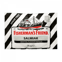 Fishermans Friend Salmiak 25g Lakrits Lakrids Lakris Liqurice Suolaa Lakritsi