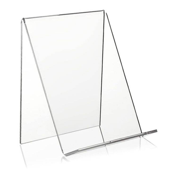30 Pcs Acrylic Book Stand,Clear Acrylic Display Stand, Clear Holder for