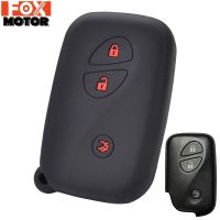 dfgvedvg For Lexus IS IS250 GS300 IS220 LS460 RX350 RX450h CT200h Silicone Remote Key Case Fob Shell Cover Jacket Sleeve 3 Button