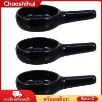 Chaoshihui เชิงเทียน3ชิ้น,ถาดเทียนเซรามิกวางบนโต๊ะถาดกลิ่นหอมขนาดเล็ก