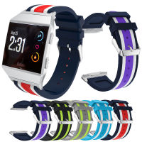 ซิลิโคนที่มีสีสันกีฬาสำหรับ Fitbit Inoic Band Soft TPU สายรัดข้อมือสำหรับ Fitbit Inoic Watchband สร้อยข้อมือ Watchband Correa