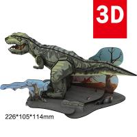 YTCH 3D Puzzle Toys DIY Dinosaur Models Paper Jigsaw Kits Educational Toys for Childern