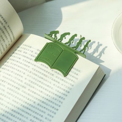 3D Reading Bookmark Book Page Mark Page Divider Theory of Evolution Bookmarks for Book Lovers Kid Women Men Gift
