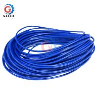 สาย80C ลวด24AWG UL-1007 10เมตร10เมตร/สาย300V DIY สายสายไฟฟ้า24 AWG เส้นผ่านศูนย์กลางภายนอก1.4หุ้มฉนวนสายเคเบิลพีวีซี