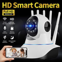 กล้องสุนัขจอดูแลเด็กกล้องรักษาความปลอดภัยสำหรับบ้าน HD 1080P สำหรับความปลอดภัยในบ้านสมาร์ทติดตามการเคลื่อนไหวโฟนแอปกล้องไนท์วิชั่น IR