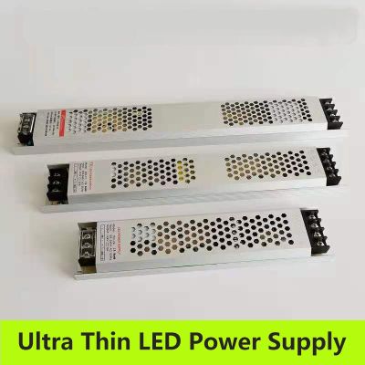 Ultra Thin LED Power Supply Output DC12V Lighting Transformers 60W 100W 150W 200W 300W Input AC190-240V Driver For LED Strips Electrical Circuitry Par