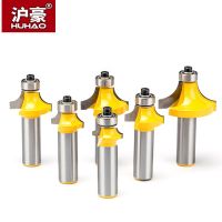 HUHAO 1 ชุด Round-Over Router Bits สำหรับไม้ 2 ขลุ่ยขลุ่ยพร้อมแบริ่งเครื่องตัดกัดงานไม้เครื่องมือมุมรอบบิต