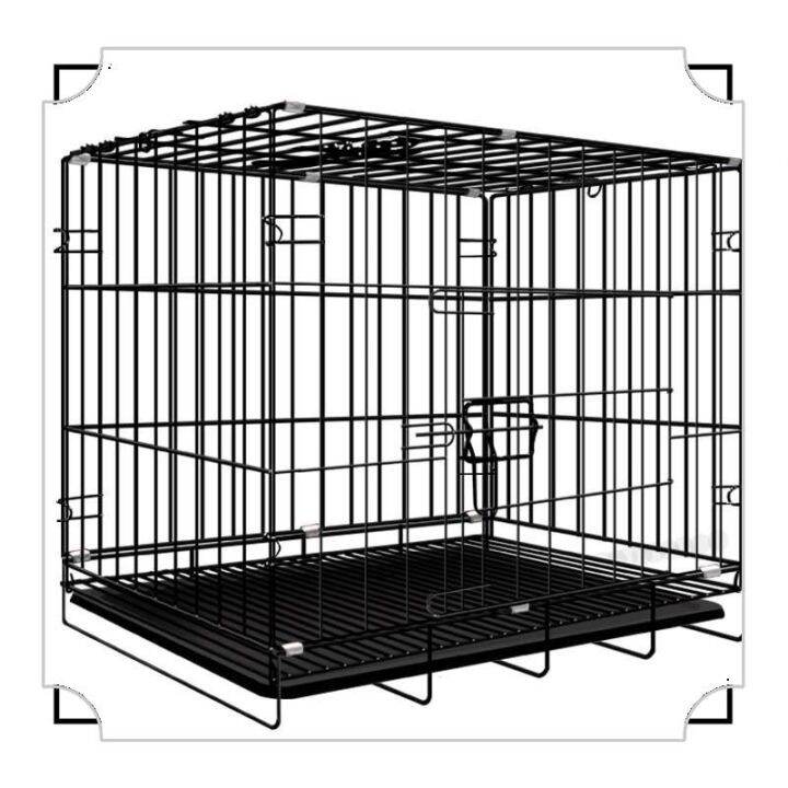 Heavy Duty Pet Cages Dog Cat Foldable Small Medium Poop Tray Lazada PH