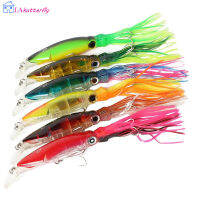 La【คลังสินค้าพร้อม】14ซม./40G Fishing Lure จำลองปลาหมึกหล่อยาว Bionic เหยื่อเครื่องมือสำหรับ River Lake Beach เรือตกปลา【cod】