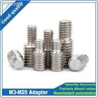 1/5pcs 304 A2 Stainless Steel Thread Adapter Male to Male M3 to M4 to M6 to M20 Outside Thread Double Head Transfer Screw Bolt