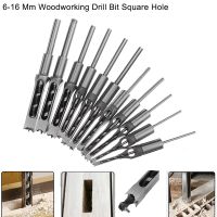 6-16 Mm Woodworking Drill Bit Square Hole Chisel Mortise Chisel Hole Opener Woodworking Mortise Chisel Square Hole Drill Tool