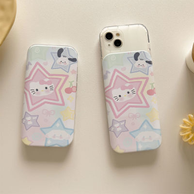 โครงสร้างที่หุ้มรีโมทคอนโทรไร้สายไอโฟนเคสสำหรับ iPhone 14 13 12 11 Pro Max โมเดลน่ารักสีสันสดใสหรูหราสง่างามแนวสตรีทวินเทจวัสดุพลาสติก