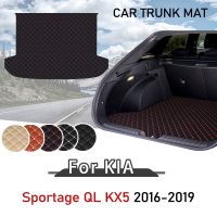 สำหรับ Kia Sportage QL 2016-2019 KX5หนัง Alas Bagasi Mobil กระโปรงหลังพรมสำหรับรถยนต์พรมเช็ดเท้าไลเนอร์กระบะเบาะรองท้ายรถพรมเช็ดเท้า