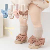 【hot】！ Baby Shoe Knot Cotton Soft Sole Bottom Anti-slip Floor Shoes 0-24M Infant Toddler Kid