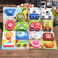 Wooden 3d Puzzle Education Toddler Baby Toys Cartoon Animal Tangram Shapes Learning Inligence Jigsaw Puzzle Toys For Children