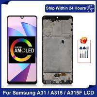 6.4 "Super AMOLED เหมาะสำหรับ Samsung Galaxy A31จอแอลซีดี SM-A315F A315F/DS แสดงหน้าจอสัมผัส Digitizer