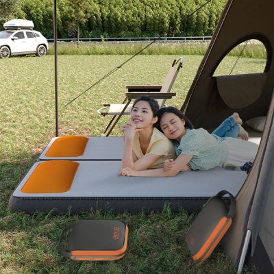 【LZ】☒☍  Esteira de acampamento auto-inflável espessamento ultra leve almofada de dormir almofada inflável do sofá colchão de isolamento para caminhadas