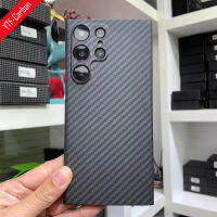 YTF-Carbon สำหรับ S23 Samsung Galaxy เคสพิเศษคาร์บอนไฟเบอร์อะรามิดบางเฉียบป้องกันการตกปลอก S21 hixuanyazhuangx