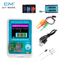 diymore MTT-V1เครื่องทดสอบทรานซิสเตอร์ความแม่นยำสูง Digital TFT Diode Triode Capacitance ความต้านทานการเหนี่ยวนำสำหรับการวัดไฟฟ้า