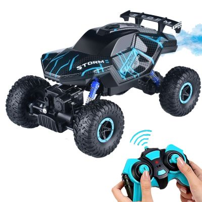 Paisible 4WD Rock Crawler Electric Spray RC Car Smoke Exaust Remote Control Toys For Boys Machine On Radio Control 4x4 Drive