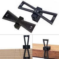 Woodworking Dovetail Marker Marking Template 1:5 1:8 Wood Joint Gauge With Scale Ruler Guide Tool For Woodwork Aluminum Alloy