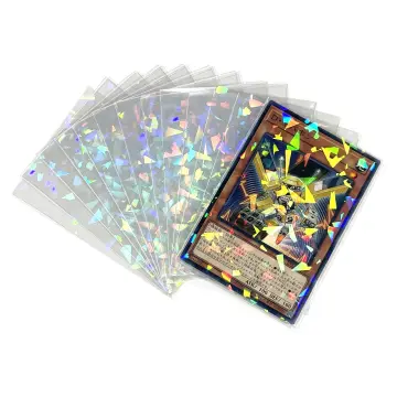 50Pcs Laser Trading Card Sleeves Holographic Idol Photo Cards Protective  DIY