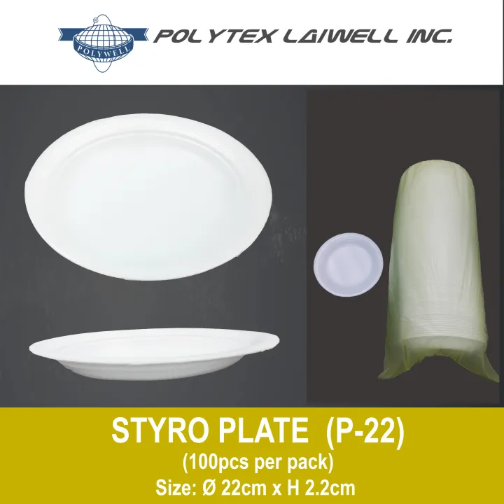 plate styro p22 Lazada PH