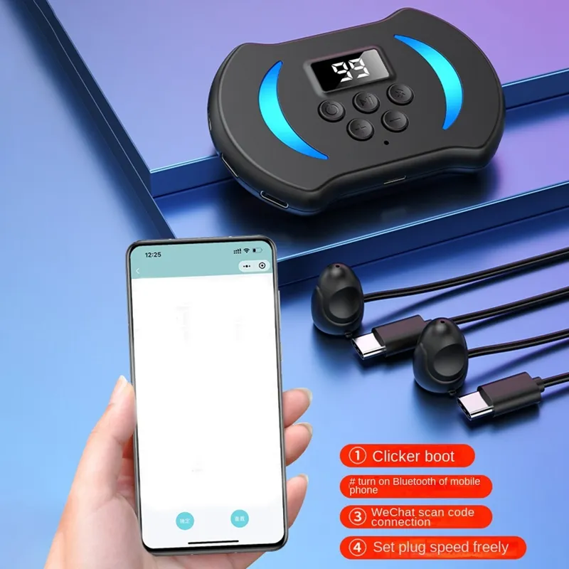 Mobile Phone Screen Auto Clicker Adjustable Connection Physical Simulation  Finger Click Device Scre