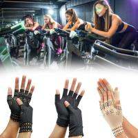 Non-slip Half-finger Pressure Gloves Unisex Massage Gloves Gloves Therapy Non-Slip Sports M6N1