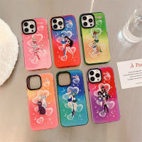 《KIKI》Case.tify Sailor Moon phone case for iphone 14 14plus 14pro 14promax 13 13pro 13promax Cute Cartoon girl graffiti pattern 12 12pro 12promax 11 11promax Official new design Soft Air cushion phone case Cute x xr xsmax 7plus Pink