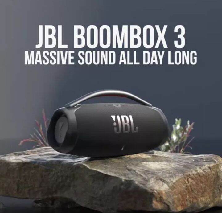 จัดส่งไว1-2วัน-ลำโพงบลูทูธj-bl-boombox-3-bluetooth-speaker-boomsbox3-เครื่องเสียงลำโพงไร้สายแบบพกพากันน้ำ-ลำโพงเบส-เชื่อมต่อในซีรีส์