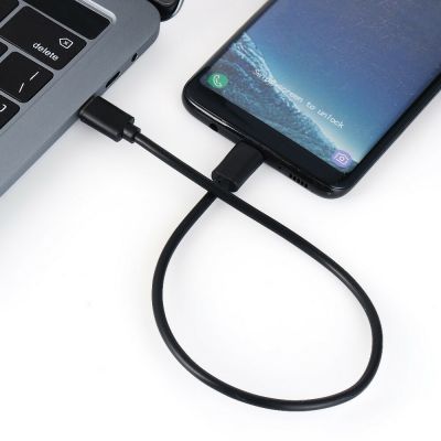 30Cm Tipe C USB 3.1 Ke Micro USB Pria Sync Pengisi Daya OTG Kabel Adaptor Kabel untuk Telepon Huawei Samsung Usbc Kawat