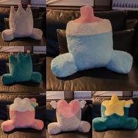 Cute Crown Chair Back Cushion Stuffed Bed Rest Pad with Arm Waist Support Pillow Creative Sofa Home Decor