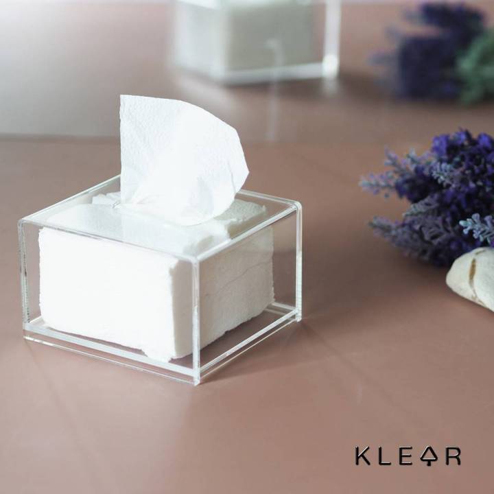 klearobject-tissue-box-s-กล่องใส่กระดาษทิชชู่-กล่องทิชชู่อะคริลิค-กล่องทิชชู่แบบก้นเลื่อน-เหมาะสำหรับทิชชู่-popup-กล่องทิชชู่แบบใส-กล่องทิชชู่