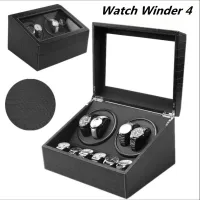 eyeplay Watch Winder 4 เรือน กล่องหมุนนาฬิกา กล่องเก็บนาฬิกา ตู้เก็บนาฬิกา กล่องเก็บนาฬิกา ตู้ใส่นาฬิกา กล่องนาฬิกา auto watch box ที่เก็บนาฬิกา