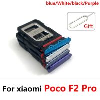 10Pcs/Lot，100% Original Sim Card Slot Tray Holder Repair Part For Suitable For Xiaomi Redmi K30 Pro / POCO F2 Pro Mobile Phone Adapter +Pin