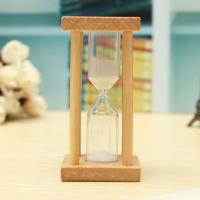 1/3/5Min Mins Glass wood Sand Clock Frame Sandglass Hourglass For Living Room Room Classroom Handmade Home Kitchen Timer 5G