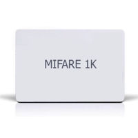 บัตร MiFare ความถี่ 13.56 MHz. บันทึกข้อมูลได้ความจุ 1KB