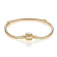 3mm Gold Color Charm Fit Pando European Original Bracelet Jewelry Fashion Women Gift Drop Shipping