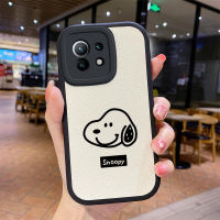 เคส Xiaomi 11 Case Snoopy leather ซิลิโคนนุ่มกล้องหน้าเต็มหน้า ป้องกันกล้อง กันกระแทก ฝาหลัง