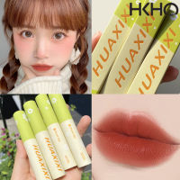 HKHO ใหม่ลิปเคลือบกำมะหยี่เคลือบลิปสติกเซ็กซี่สีแดงลิปกลอสแต่งหน้า