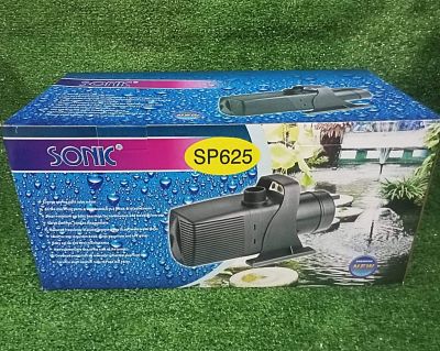 ปั้มน้ำยอดนิยม ราคาถูก SONIC SP-625 ปั๊มดูดน้ำ ปั้มน้ำบ่อปลา ปั๊มน้ำพุ น้ำตก ขนาด 25,000 ลิตรต่อชั่วโมง SP625
