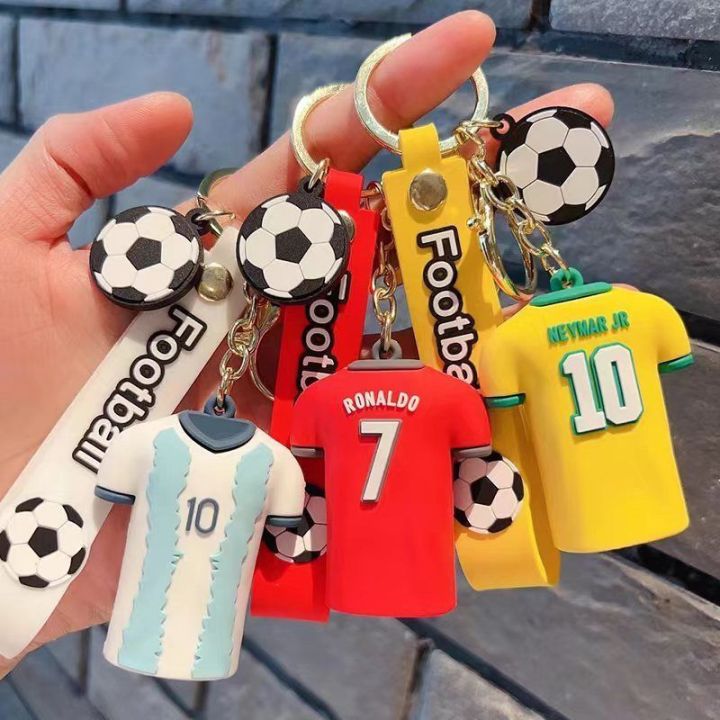 พร้อมสต็อก-2022กาตาร์ฟุตบอลโลกพวงกุญแจจี้อาร์เจนตินา-messi-ronaldo-ฟุตบอลรถพวงกุญแจของขวัญขายส่ง