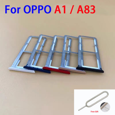 สำหรับ A1 OPPO A83ที่ใส่ซิมการ์ดตัวอ่านถาดใส่ซิมช่อง SD ส่วนอะไหล่อะแดปเตอร์
