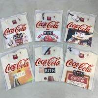 Wu Ying KITH X caca cola เสื้อยืดแขนสั้นงาช้าง6สี