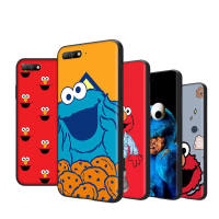 Sesame Street อ่อนนุ่ม เคสโทรศัพท์ หรับ OPPO  Black ปก