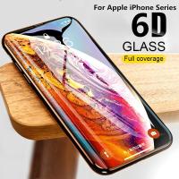 6D ป้องกันหน้าจอแก้วเต็มฝาครอบกระจกนิรภัยสำหรับ Apple iPhone 14 Pro Max 14พลัส13 Pro Max 13มินิ12 Pro Max 12มินิ11 Pro Max XS XR MAX 8 7พลัส6 6วินาทีบวกเต็มตัวป้องกันหน้าจอกาว